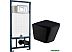 Унитаз WeltWasser Gelbach 004 MT-BL + Marberg 507 SE (черный матовый/хром) Унитаз WeltWasser Gelbach 004 MT-BL + Marberg 507 SE (черный матовый/хром)