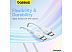 Кабель Baseus Pudding Series Fast Charging Cable 100W USB Type-C - USB Type-C (1.2 м, белый) Кабель Baseus Pudding Series Fast Charging Cable 100W USB Type-C - USB Type-C (1.2 м, белый)
