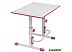 Парта Polini Kids Simple М1 (белый/розовый) Парта Polini Kids Simple М1 (белый/розовый)