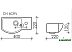 Умывальник Ceramica Nova Element CN6039L Умывальник Ceramica Nova Element CN6039L
