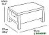 Кофейный столик садовый Keter Corfu Table 241945 (графит) Кофейный столик садовый Keter Corfu Table 241945 (графит)