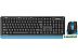 Офисный набор A4Tech Fstyler FG1035 (черный/синий ) Офисный набор A4Tech Fstyler FG1035 (черный/синий )