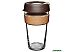 Многоразовый стакан KeepCup Brew Cork L Black 454мл (черный)