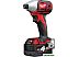 Ударный винтоверт Milwaukee M18 BID-402C (4933443580) (с 2-мя АКБ, кейс)