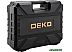 Дрель-шуруповерт Deko DKCD20FU-Li SET 3 063-4172 (с 2-мя АКБ, кейс, набор оснастки)