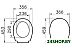 Сиденье для унитаза VitrA S10 115-003-001 Сиденье для унитаза VitrA S10 115-003-001