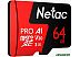 Карта памяти Netac P500 Extreme Pro 64GB NT02P500PRO-064G-S Карта памяти Netac P500 Extreme Pro 64GB NT02P500PRO-064G-S