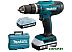 Ударная дрель-шуруповерт Makita HP488DWE (с 2-мя АКБ, кейс)