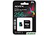 Карта памяти A-Data Premier Pro AUSDX256GUI3V30SA2-RA1 microSDXC 256GB (с адаптером)