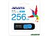 USB Flash A-Data DashDrive UV128 256GB (черный/синий) USB Flash A-Data DashDrive UV128 256GB (черный/синий)