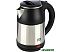 Электрочайник HOMESTAR HS-1034 (стальной, черный)