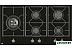 Варочная газовая панель Korting HGG 9987 CTN FLC (черный)