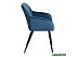 Стул с подлокотниками TetChair Beata mod. 8266 (синий G062-48/черный)