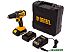 Дрель-шуруповерт Denzel CDL-18-02BM (с 2-мя АКБ, кейс)