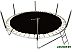 Батут GetActive Jump 10ft - 312 см с лестницей, внутренней сеткой (черный)