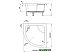 Душевой поддон Deante Deep 90x90 KTD 041B Душевой поддон Deante Deep 90x90 KTD 041B