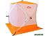 Палатка Следопыт КУБ 3 (белый/оранжевый)