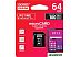 Карта памяти GOODRAM M1AA microSDXC M1AA-0640R12 64GB (с адаптером) Карта памяти GOODRAM M1AA microSDXC M1AA-0640R12 64GB (с адаптером)