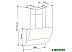 Вытяжка EXITEQ 913B/CS40 (60 см) белый Вытяжка EXITEQ 913B/CS40 (60 см) белый