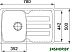 Кухонная мойка Franke Antea AZG 611-78 (серый) Кухонная мойка Franke Antea AZG 611-78 (серый)