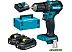 Дрель-шуруповерт Makita DDF485RAJ (с 2-мя АКБ, кейс)