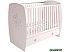 Детская кроватка Polini Kids French 710, Teddy (с ящиком, белый)