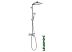 Душевая система Hansgrohe Crometta E 240 1jet Showerpipe [27284000]