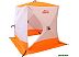 Палатка Следопыт КУБ 3 (белый/оранжевый)