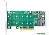 Адаптер для подключения M.2 накопителей Linkreal LRNV95N8 PCIe x8 to 2-Port M.2 NVMe Adapter Адаптер для подключения M.2 накопителей Linkreal LRNV95N8 PCIe x8 to 2-Port M.2 NVMe Adapter