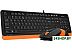 Клавиатура + мышь A4Tech Fstyler F1010 Orange