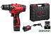 Дрель-шуруповерт Wortex BD 1220 Li 1329356 (с 2-мя АКБ, кейс)