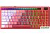 Клавиатура Dareu A84 Pro (Flame Red) Клавиатура Dareu A84 Pro (Flame Red)