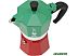Гейзерная кофеварка Bialetti Moka Express Tricolor (3 порции) Гейзерная кофеварка Bialetti Moka Express Tricolor (3 порции)
