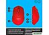 Компьютерная мышь Logitech M330 Silent Plus Red (910-004911)