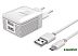 Сетевое зарядное Atomic U500 microUSB (белый) Сетевое зарядное Atomic U500 microUSB (белый)