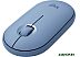 Мышь Logitech M350 Pebble (голубой)