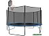 Батут GetActive Jump 14ft - 435 см лестница, сетка, кольцо (синий) Батут GetActive Jump 14ft - 435 см лестница, сетка, кольцо (синий)