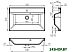 Умывальник BelBagno BB700 450-LV-MR-AST