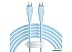 Кабель Baseus Pudding Series USB Type-C - USB Type-C (2 м, голубой)