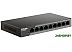 Неуправляемый коммутатор D-Link DSS-100E-9P/B1A