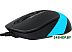 Мышь A4Tech Fstyler FM10 (черный/синий)