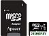 Карта памяти Apacer microSDXC (Class 10) 64GB + адаптер [AP64GMCSX10U1-R]