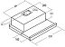 Вытяжка CATA TF 3600 White glass Вытяжка CATA TF 3600 White glass