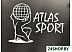 Батут Atlas Sport 374 см - 12ft Basic (с лестницей, внешняя сетка, сливовый)