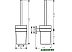 Набор для туалета Hansgrohe Logis Set Universal 41728000
