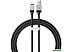 Кабель Baseus CoolPlay Series USB Type-A - Lightning (1 м, черный)