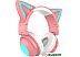Наушники QUMO Party Cat Mini (розовый) Наушники QUMO Party Cat Mini (розовый)