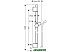 Душевая штанга Hansgrohe Unica 28631670 (черный)