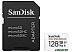 Карта памяти SanDisk High Endurance microSDXC SDSQQNR-128G-GN6IA 128GB (с адаптером)