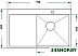 Кухонная мойка Asil AS 3071 (правая, матовая, 1 мм)